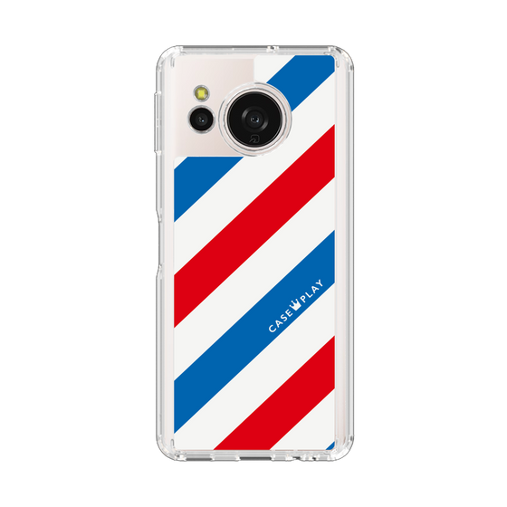 Slim Protection Case［ Big Stripe - Red × Blue ］