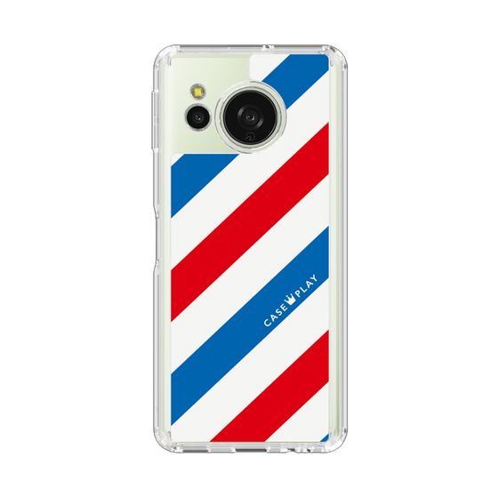 Slim Protection Case［ Big Stripe - Red × Blue ］
