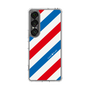 Slim Protection Case［ Big Stripe - Red × Blue ］