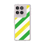 Slim Protection Case［ Big Stripe - Green × Yellow ］