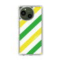 Slim Protection Case［ Big Stripe - Green × Yellow ］
