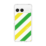 Slim Protection Case［ Big Stripe - Green × Yellow ］