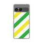 Slim Protection Case［ Big Stripe - Green × Yellow ］