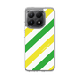 Slim Protection Case［ Big Stripe - Green × Yellow ］