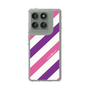 Slim Protection Case［ Big Stripe - Purple × Pink ］