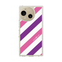 Slim Protection Case［ Big Stripe - Purple × Pink ］
