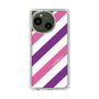 Slim Protection Case［ Big Stripe - Purple × Pink ］