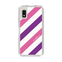 Slim Protection Case［ Big Stripe - Purple × Pink ］