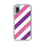 Slim Protection Case［ Big Stripe - Purple × Pink ］