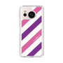 Slim Protection Case［ Big Stripe - Purple × Pink ］