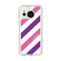Slim Protection Case［ Big Stripe - Purple × Pink ］