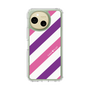 Slim Protection Case［ Big Stripe - Purple × Pink ］