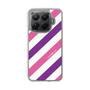Slim Protection Case［ Big Stripe - Purple × Pink ］