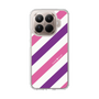 Slim Protection Case［ Big Stripe - Purple × Pink ］