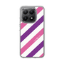 Slim Protection Case［ Big Stripe - Purple × Pink ］
