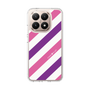 Slim Protection Case［ Big Stripe - Purple × Pink ］