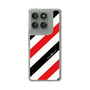 Slim Protection Case［ Big Stripe - Red × Black ］