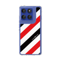 Slim Protection Case［ Big Stripe - Red × Black ］