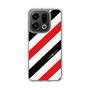 Slim Protection Case［ Big Stripe - Red × Black ］