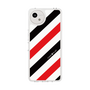 Slim Protection Case［ Big Stripe - Red × Black ］