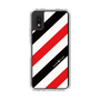 Slim Protection Case［ Big Stripe - Red × Black ］