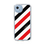 Slim Protection Case［ Big Stripe - Red × Black ］