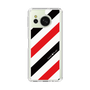 Slim Protection Case［ Big Stripe - Red × Black ］