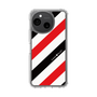 Slim Protection Case［ Big Stripe - Red × Black ］