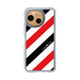 Slim Protection Case［ Big Stripe - Red × Black ］