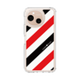 Slim Protection Case［ Big Stripe - Red × Black ］