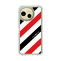 Slim Protection Case［ Big Stripe - Red × Black ］