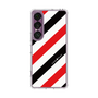 Slim Protection Case［ Big Stripe - Red × Black ］