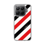 Slim Protection Case［ Big Stripe - Red × Black ］