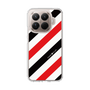 Slim Protection Case［ Big Stripe - Red × Black ］