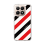 Slim Protection Case［ Big Stripe - Red × Black ］