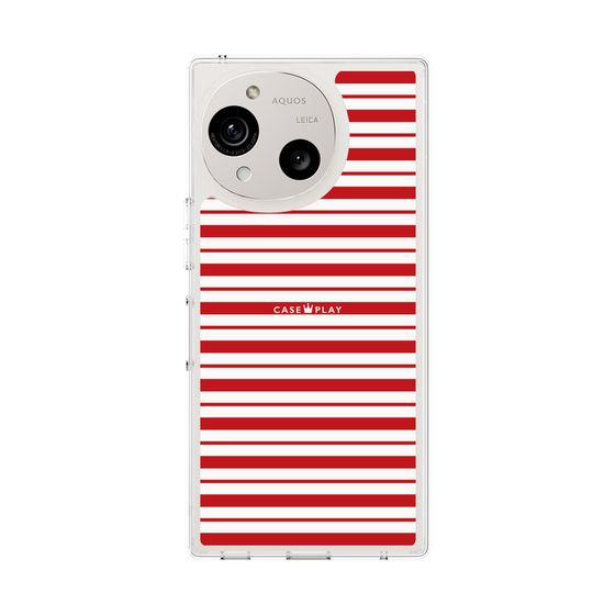 Slim Protection Case［ Small Border - Red ］