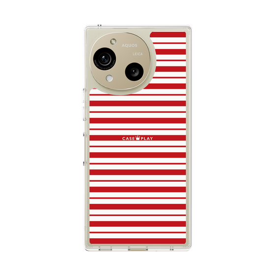 Slim Protection Case［ Small Border - Red ］