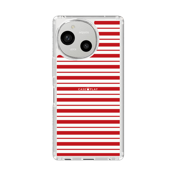 Slim Protection Case［ Small Border - Red ］