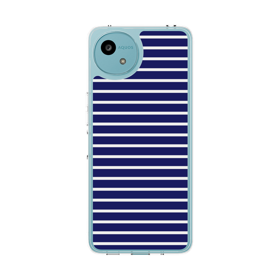 Slim Protection Case［ Middle Border - Blue ］
