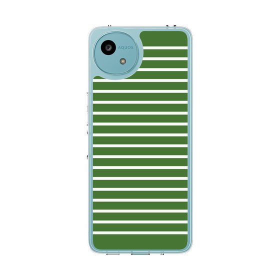 Slim Protection Case［ Middle Border - Green ］