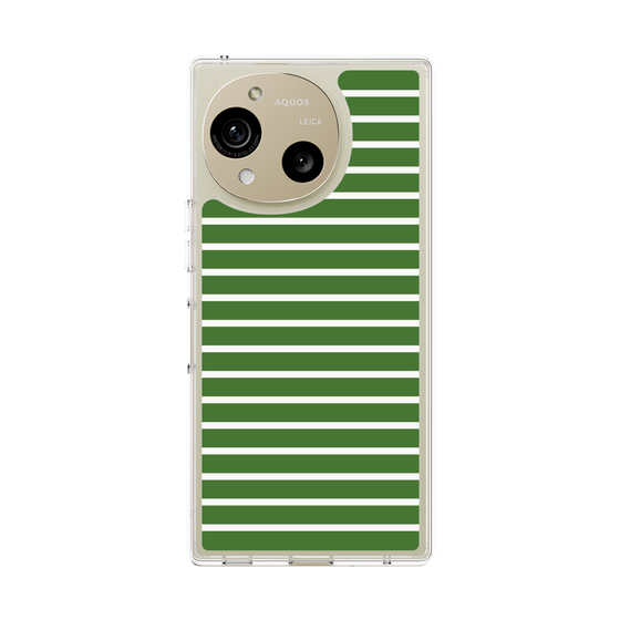 Slim Protection Case［ Middle Border - Green ］