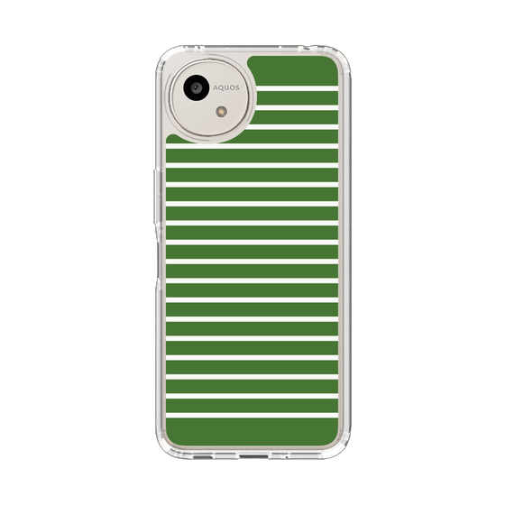 Slim Protection Case［ Middle Border - Green ］