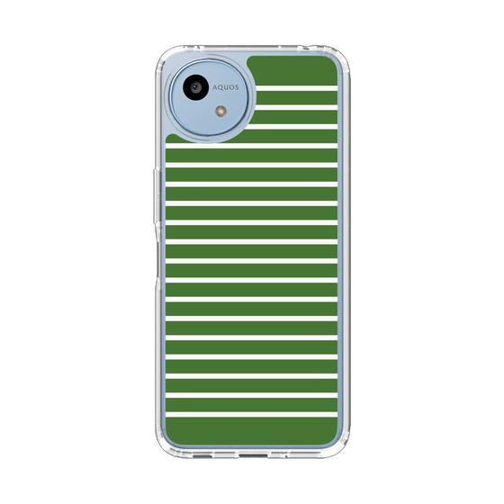 Slim Protection Case［ Middle Border - Green ］