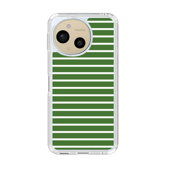 Slim Protection Case［ Middle Border - Green ］
