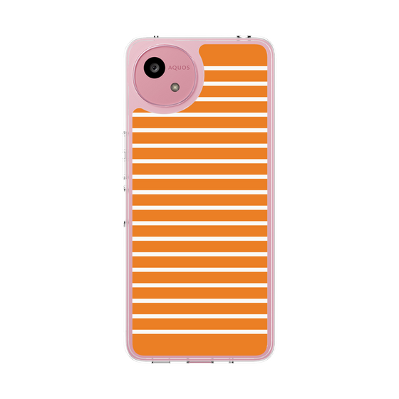 Slim Protection Case［ Middle Border - Orange ］