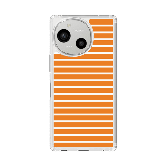 Slim Protection Case［ Middle Border - Orange ］