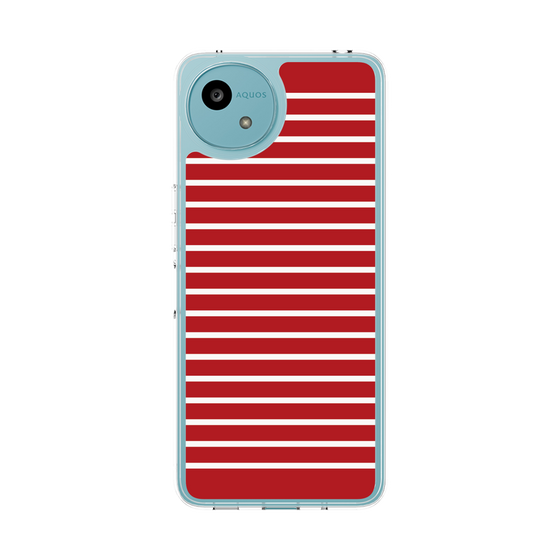 Slim Protection Case［ Middle Border - Red ］