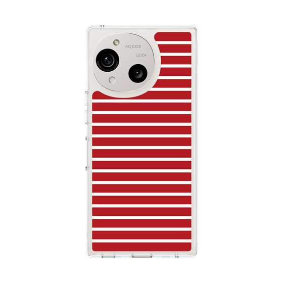Slim Protection Case［ Middle Border - Red ］