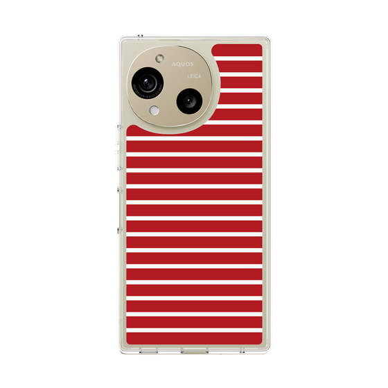 Slim Protection Case［ Middle Border - Red ］