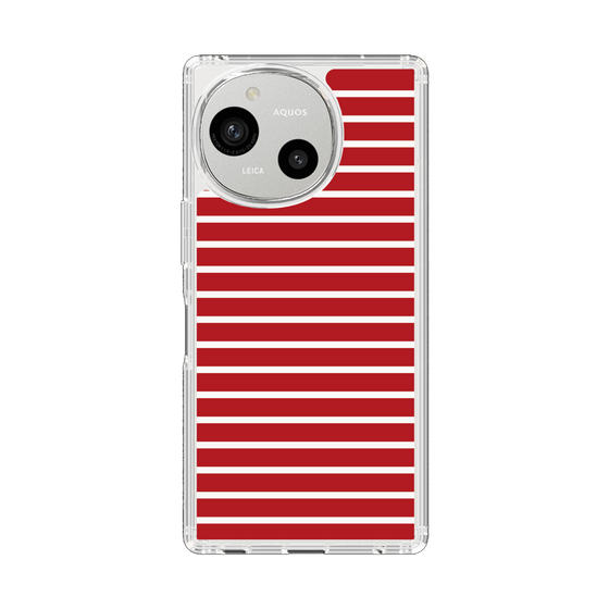 Slim Protection Case［ Middle Border - Red ］